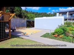 スマートホーム 統合型モーター化 アルミニウム ペルゴラ 壁掛け 屋外シェードソリューション