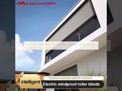 Witte ritsblindjes op maat, in kleur en voor buiten, residentieel of commercieel gebruik