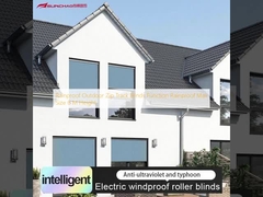 防雨 外用 Zip Track ブラインド 機能 防雨 最大サイズ 6 M 高さ