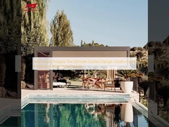 Aluminiumpergola De ultieme tuinontwerpoplossing met gemotoriseerde aluminiumpergola