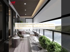 Verbeter uw ruimte met Zip Track blinds 10% openheidsfactor Aluminium legering Side Track en DIY of professionele installatie