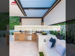 Aluminiumlegerings zijspoorvensterbedekkende ritsrailluiken voor woon- of bedrijfsruimten