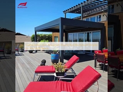 Pergola van gepersonaliseerde kleur aluminium ronde staaf aluminium voor uw B2B-behoeften