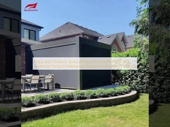 Geniet van uw buitenruimte het hele jaar door met een gemotoriseerde aluminium pergola waterdicht winddicht aluminium pergola