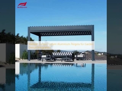 Afstandsbediening Systeem Aluminium Pergola voor Tuinontwerp Integratie